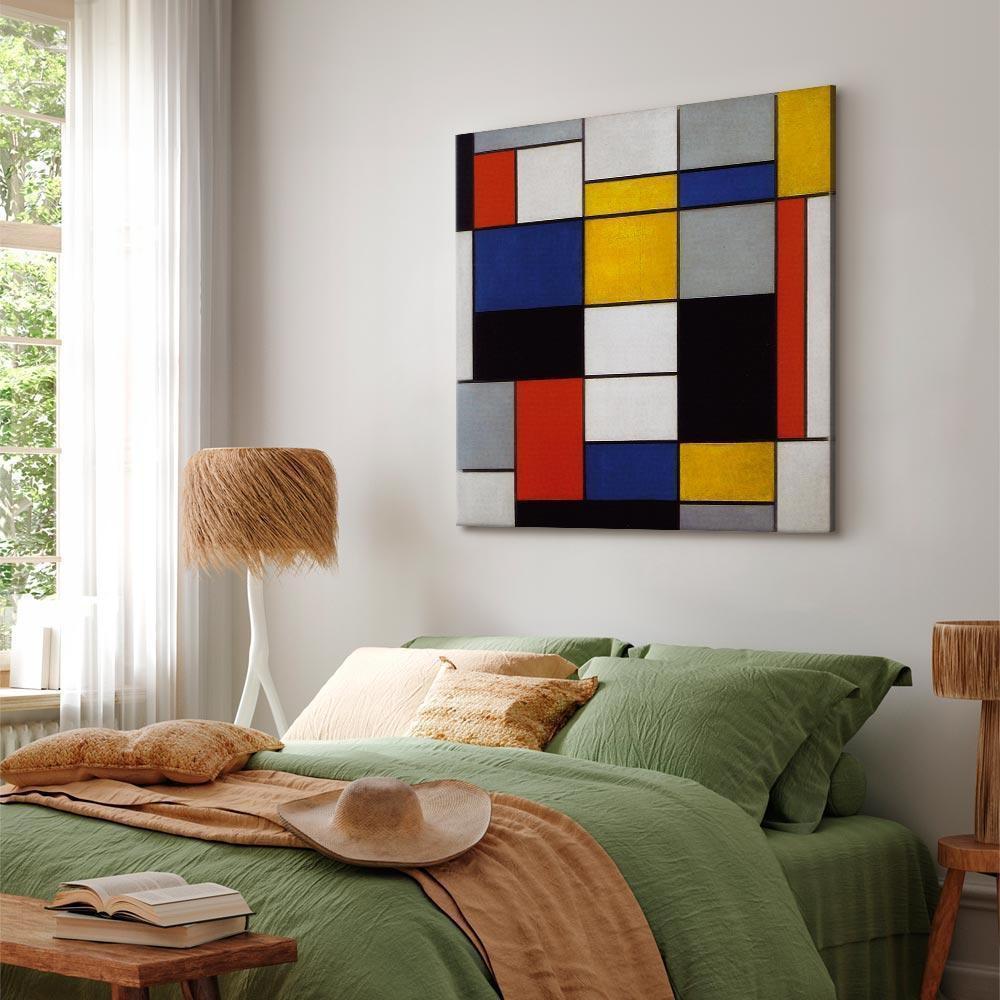 Leinwandbild - Piet Mondrian – Composition A
