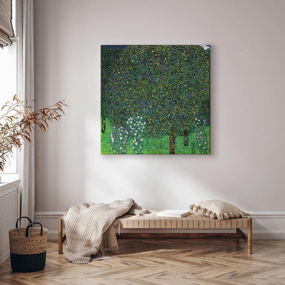 Leinwandbild - Gustav Klimt – Roses Among the Trees