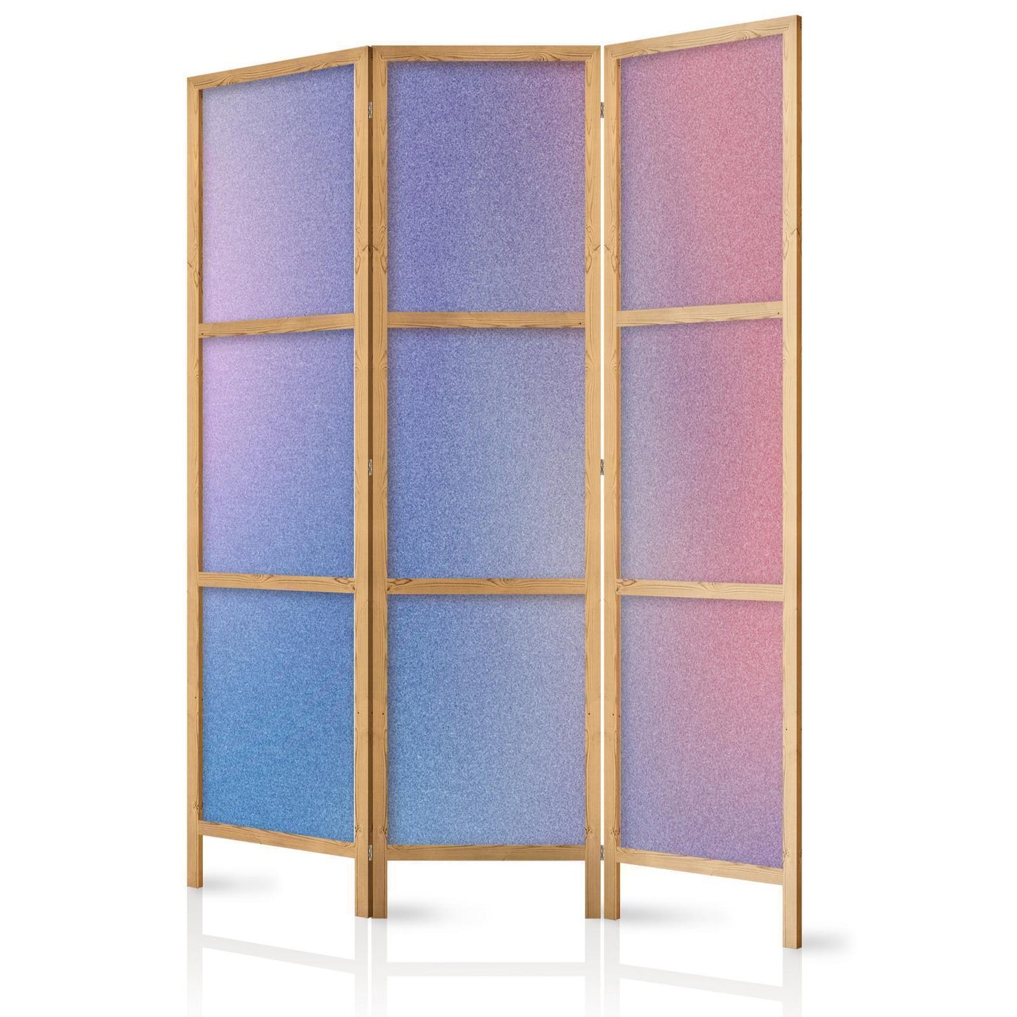 Japanischer Paravent - Rainbow Gradient - Delicate Multicolored Gradient Resembling Mist Artgeist