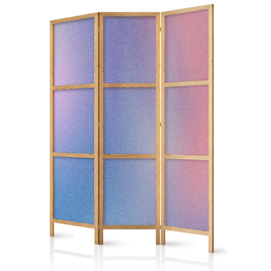 Japanischer Paravent - Rainbow Gradient - Delicate Multicolored Gradient Resembling Mist Artgeist
