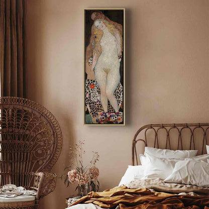Leinwandbild - Adam and Eve (Gustav Klimt) Artgeist