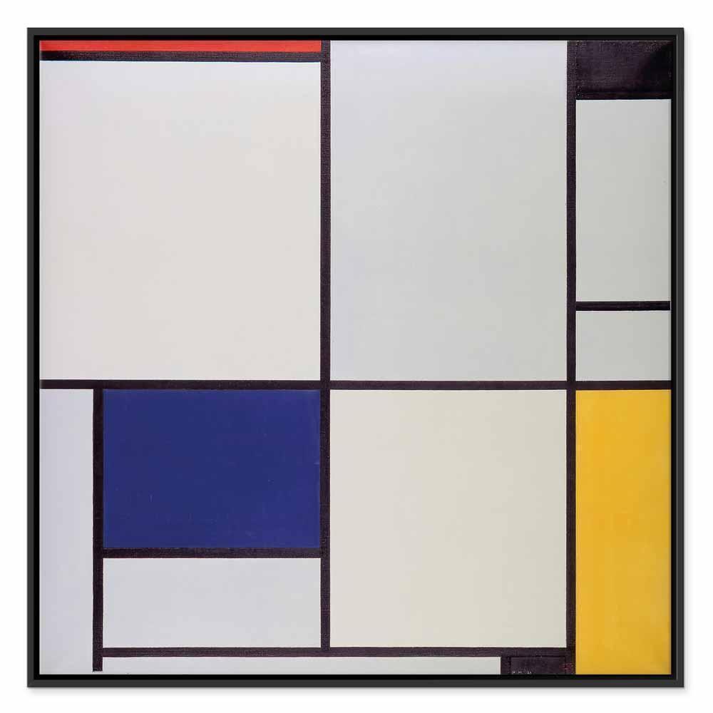 Leinwandbild - Piet Mondrian – Tableau I