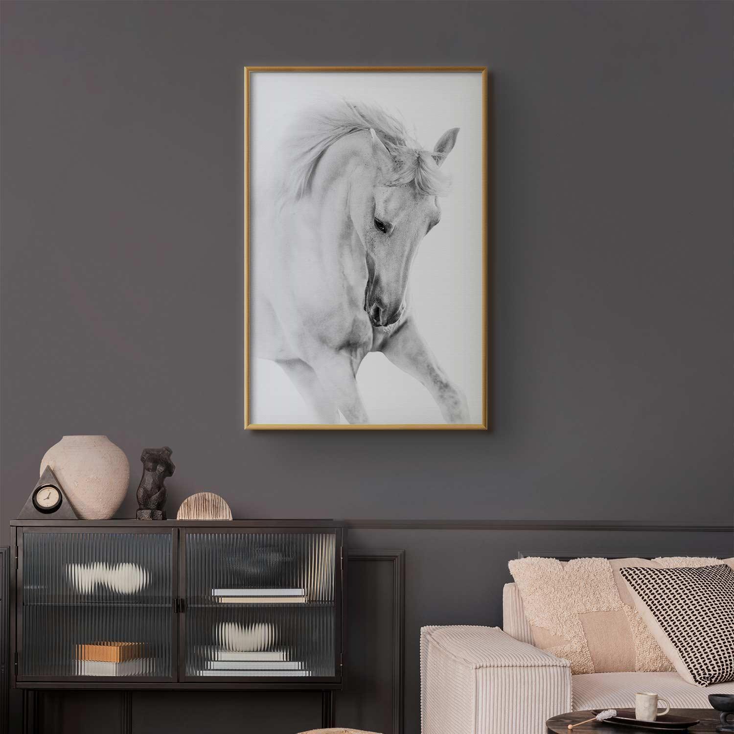 Poster - White Horse Artgeist