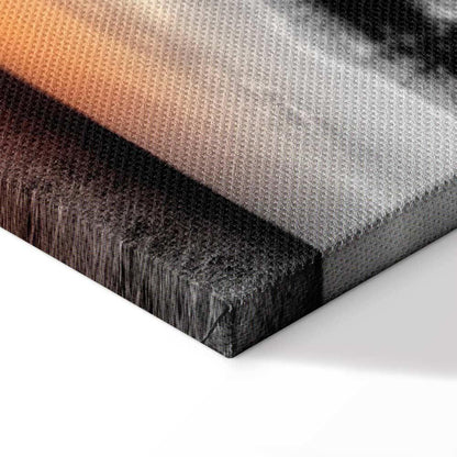 Leinwandbild - Elephant at Sunset