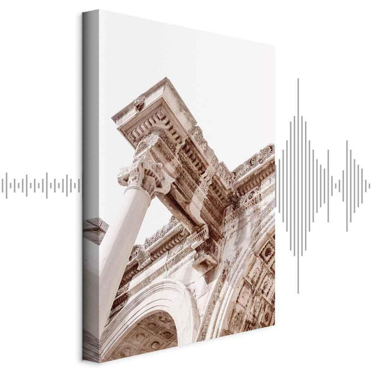 Leinwandbild - Temple of Hadrian (1 Part) Vertical