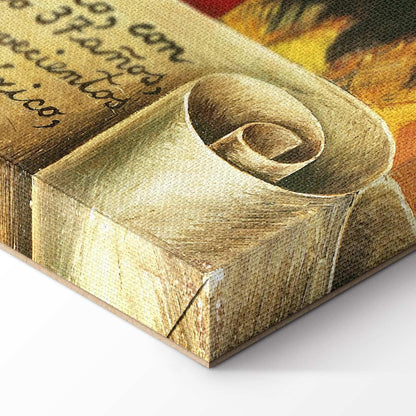 Leinwandbild - Frida Kahlo – Self-Portrait with Loose Hair