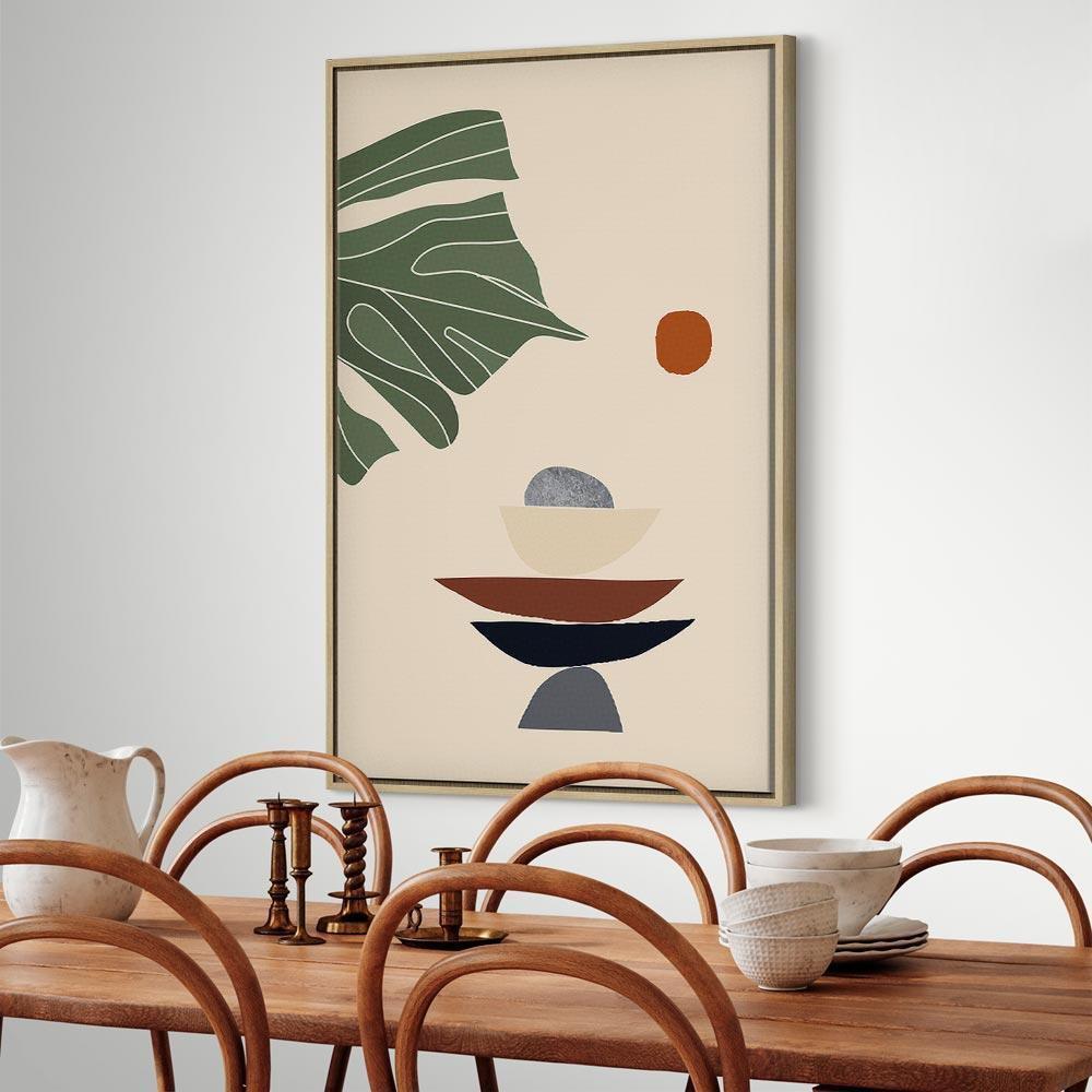 Leinwandbild - On the Sunny Terrace (1 Part) Vertical