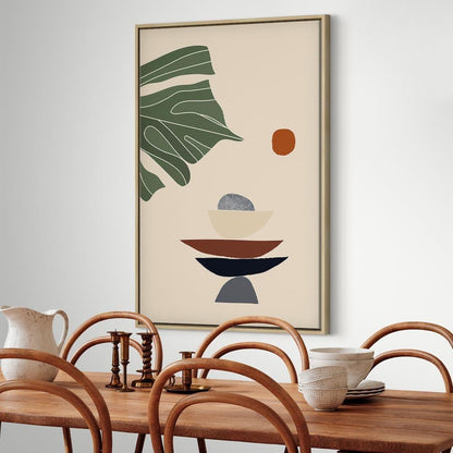 Leinwandbild - On the Sunny Terrace (1 Part) Vertical