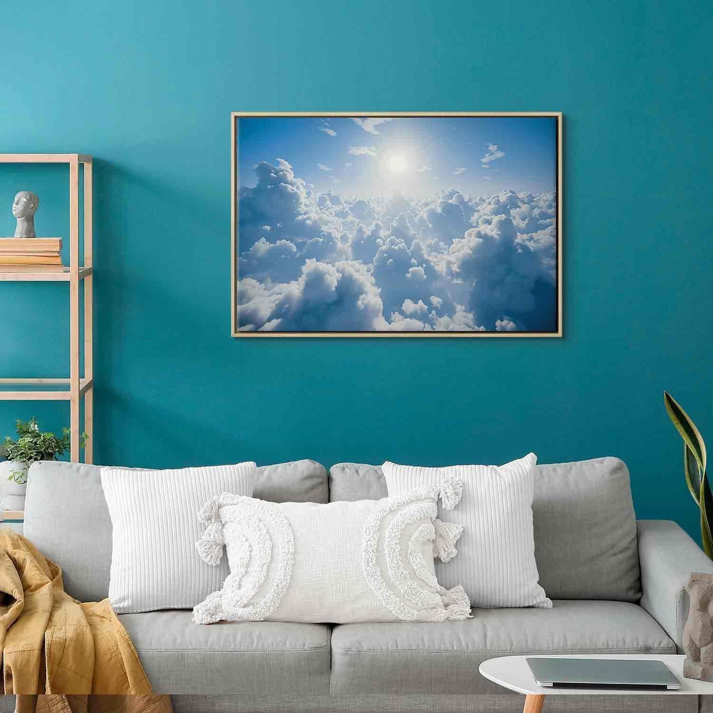 Leinwandbild - Heavenly Calm: Warm Rays of the Sun Artgeist