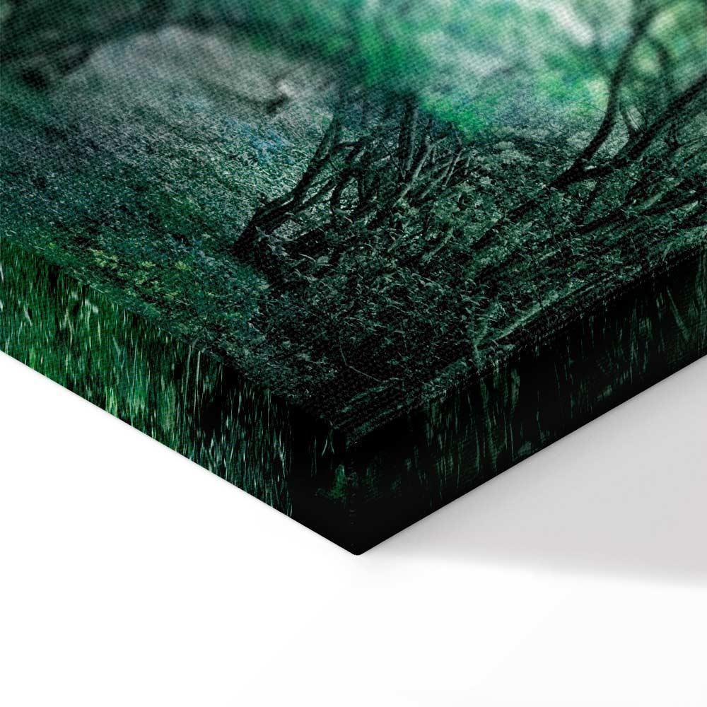 Leinwandbild - Green Pergola (1 Part) Vertical