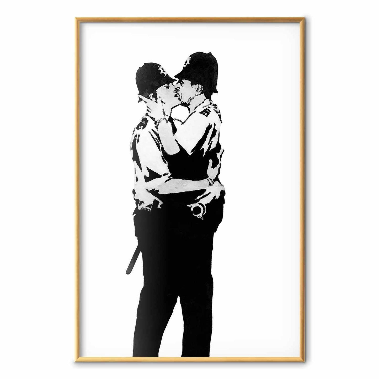 Poster - Kissing Coppers