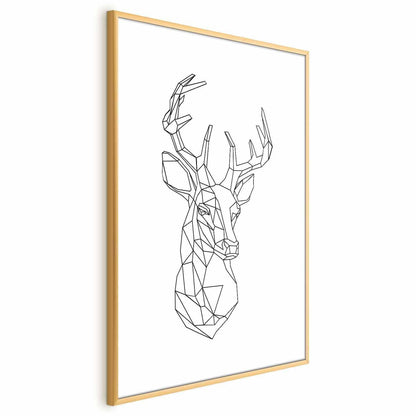 Poster - Geometric Deer Artgeist