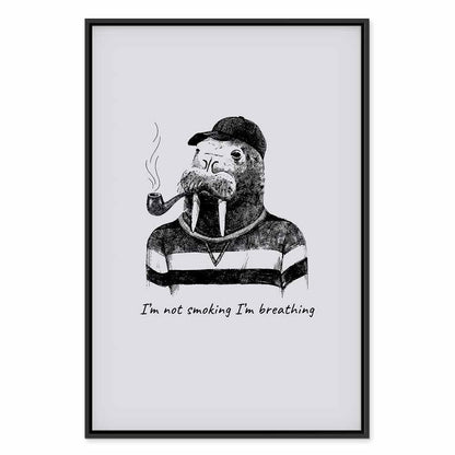 Leinwandbild - I'm Not Smoking I'm Breathing (1 Part) Vertical