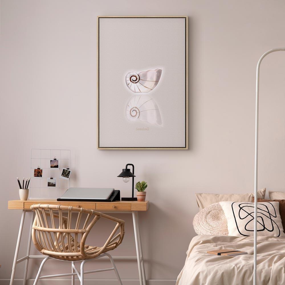 Leinwandbild - Ceramic Shell (1 Part) Vertical