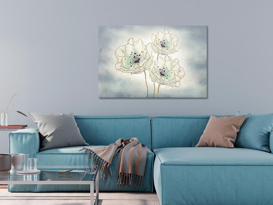 Leinwandbild - Ocean Flowers (1 Part) Wide Artgeist