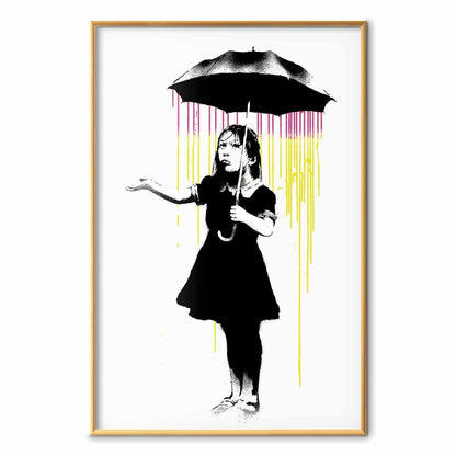 Poster - Girl with an Umbrella