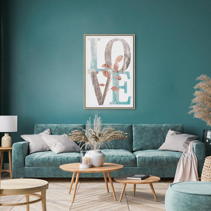 Leinwandbild - Flourishing Letters (1 Part) Vertical