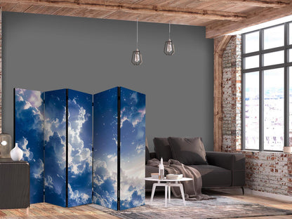 Paravent - Starry Clouds and Delicate Light Over a Corner of the Sky Artgeist