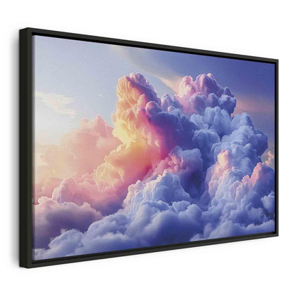Leinwandbild - Clouds Like Painted: Artistic Brushes of Dawn Painting the Sky Artgeist