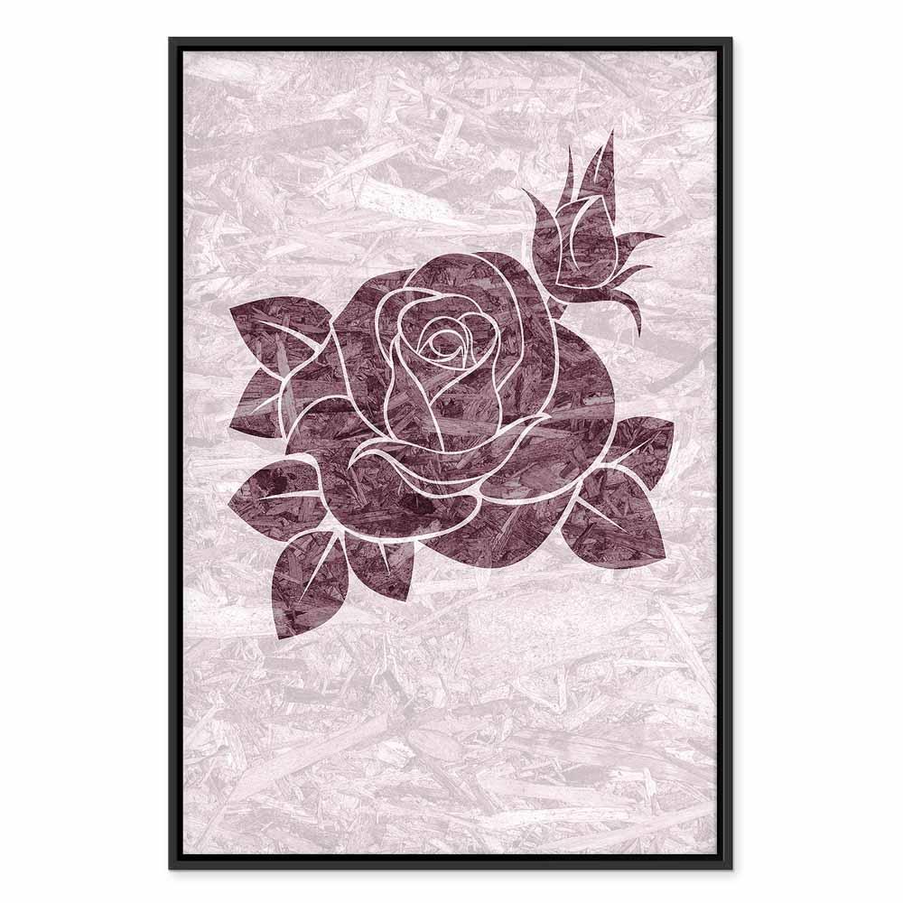 Leinwandbild - Splinters of Love (1 Part) Vertical