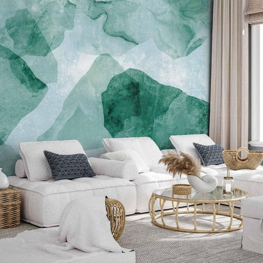 Fototapete - Spring Terrazzo - Third Variant in modern living room decor.