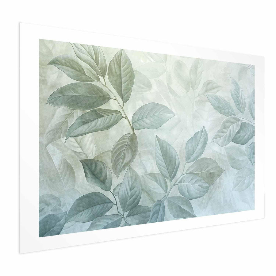 Poster - Mint Leaves - large botanical motif Artgeist
