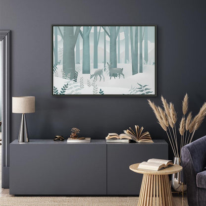 Leinwandbild - Fairy-Tale Forest (1 Part) Vertical - First Variant