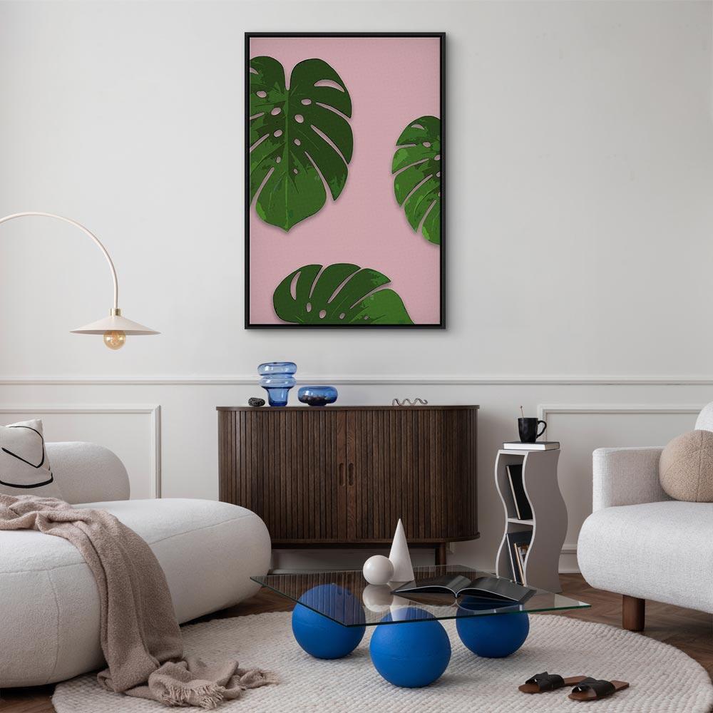 Leinwandbild - Exotic Fragment (1 Part) Vertical