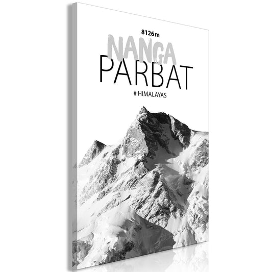 Leinwandbild - Nanga Parbat (1 Part) Vertical Artgeist