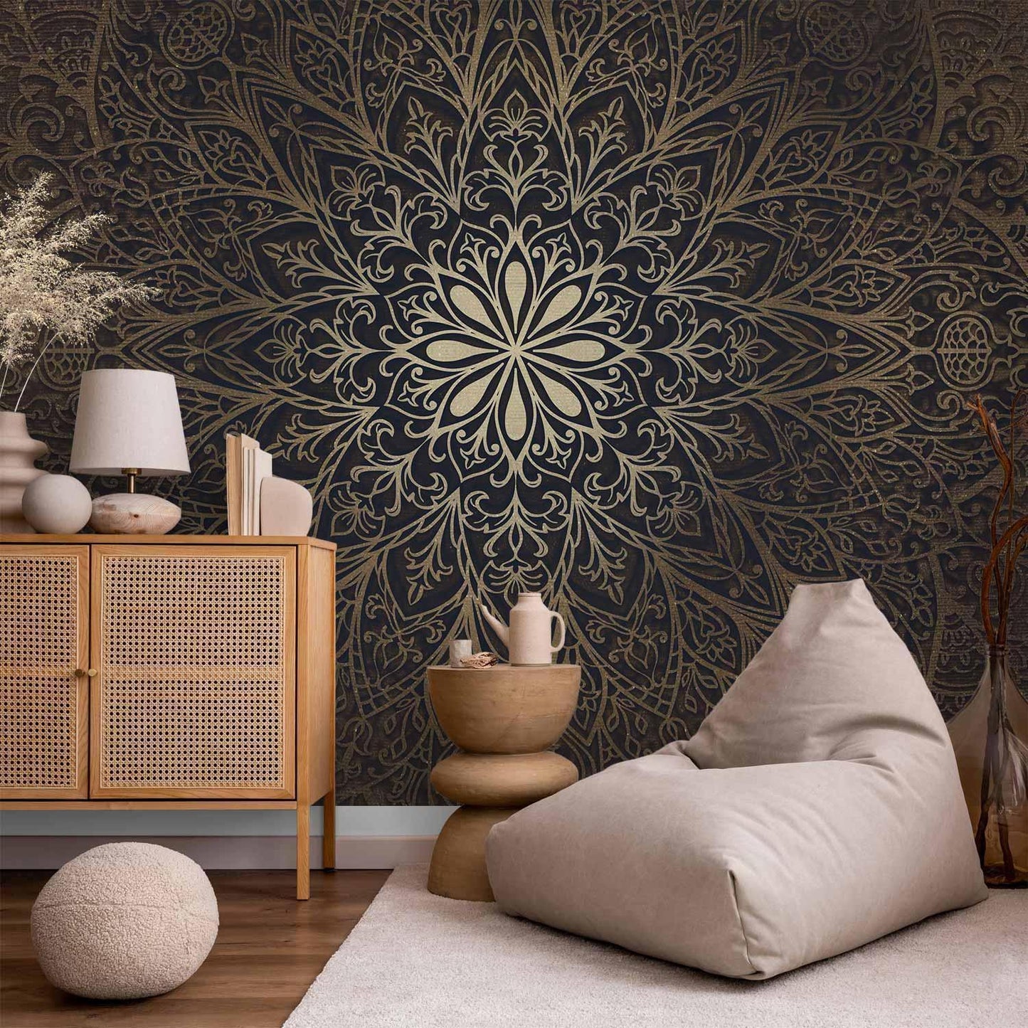 Fototapete „Mandala“ – Boho-Design mit spiritueller Eleganz