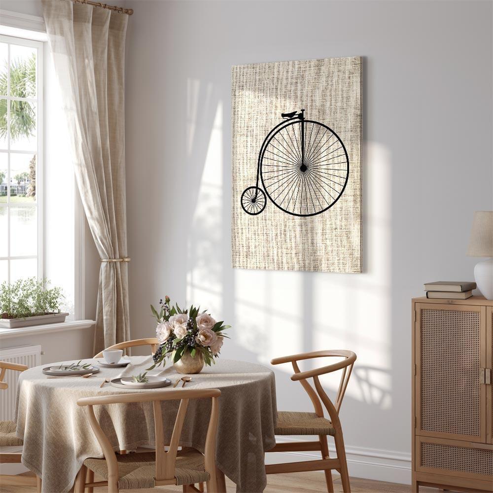 Leinwandbild - Vintage Bicycle (1 Part) Vertical