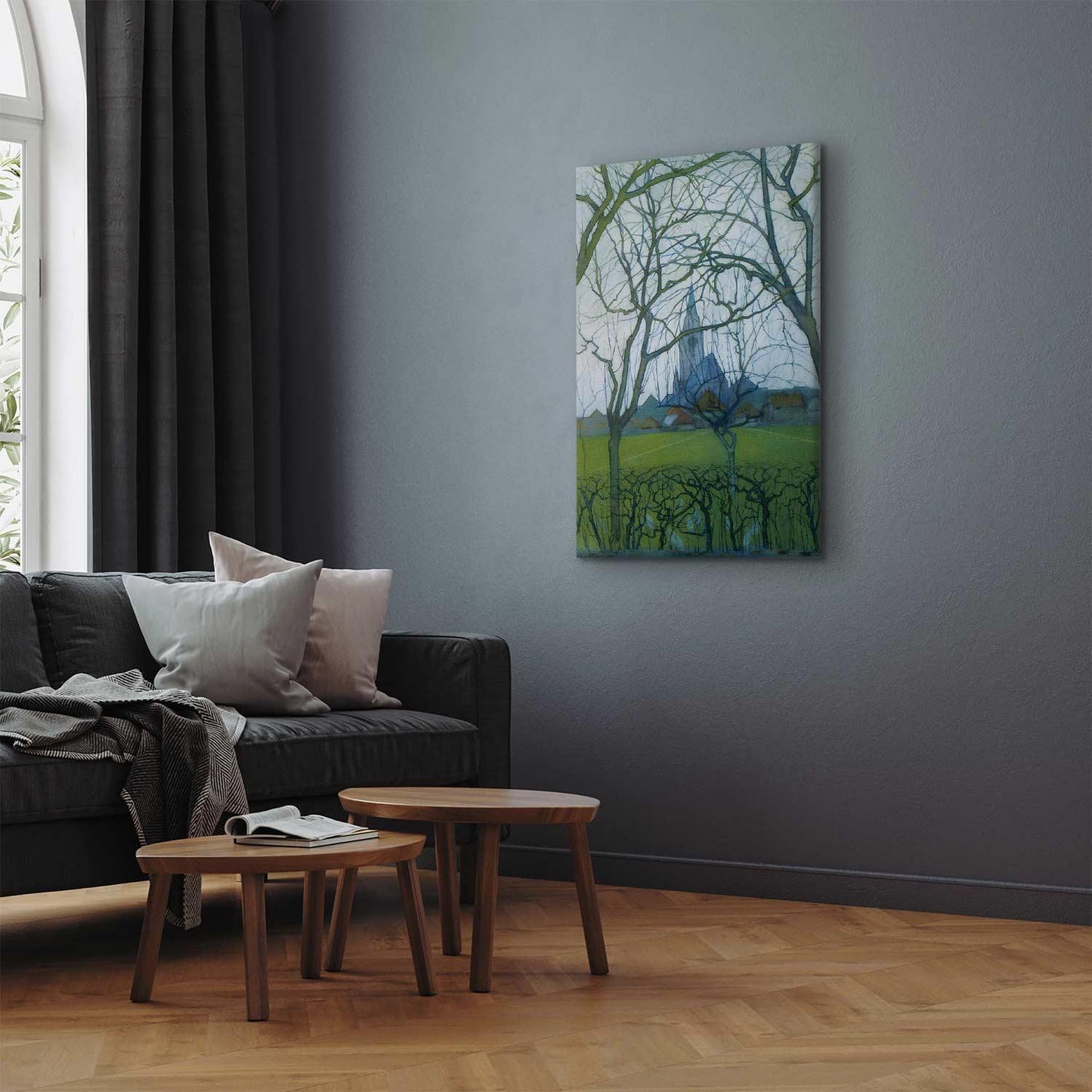 Leinwandbild - Piet Mondrian – St Jacob's Church