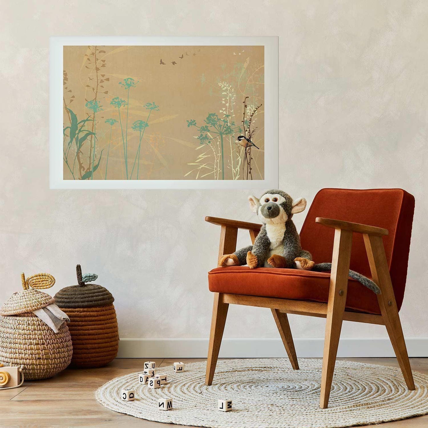 Poster - Bird on a Meadow