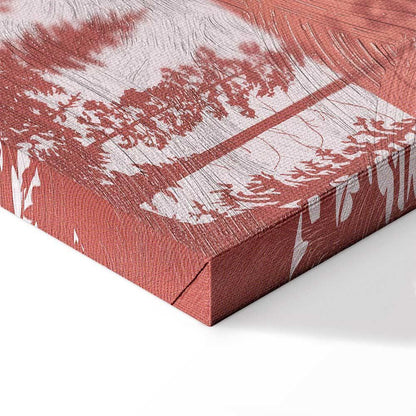 Leinwandbild - Landscape at Sunset (1 Part) Wide