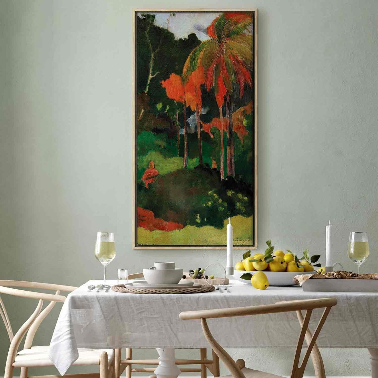 Leinwandbild - Mahana maa I (Paul Gauguin) Artgeist