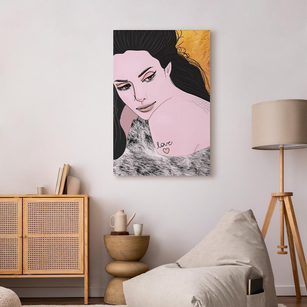 Leinwandbild - Sensual and Love (1 Part) Vertical