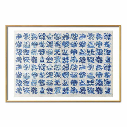Poster - Azulejos Tiles - traditional Portuguese ceramic tiles