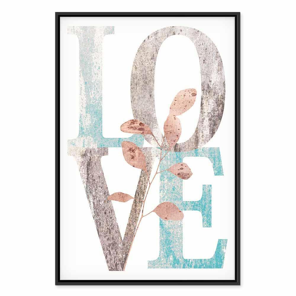 Leinwandbild - Flourishing Letters (1 Part) Vertical