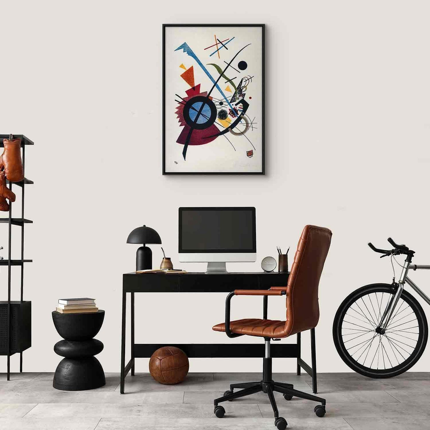 Leinwandbild - Wassily Kandinsky – Violett