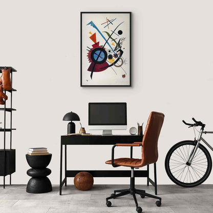 Leinwandbild - Wassily Kandinsky – Violett