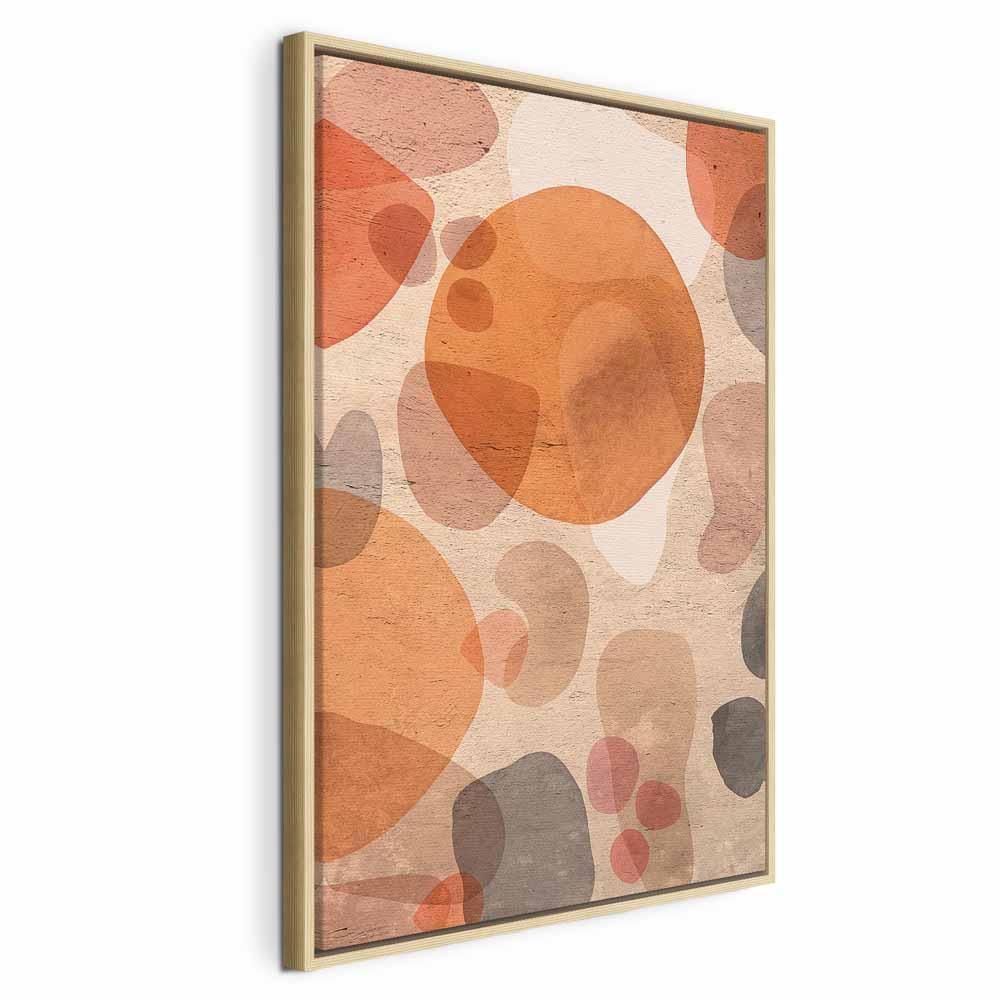 Leinwandbild - Amber Kaleidoscope (1 Part) Vertical