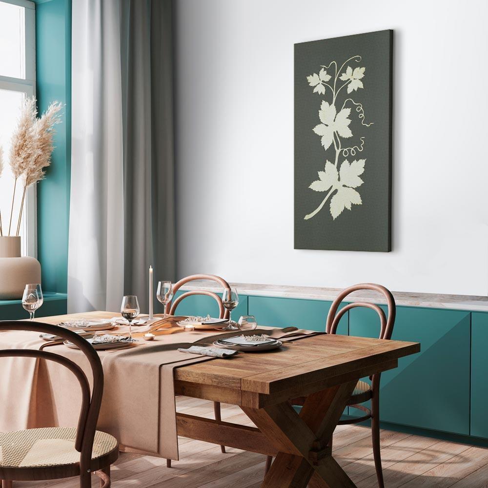 Leinwandbild - Philipp Otto Runge – Hop plant