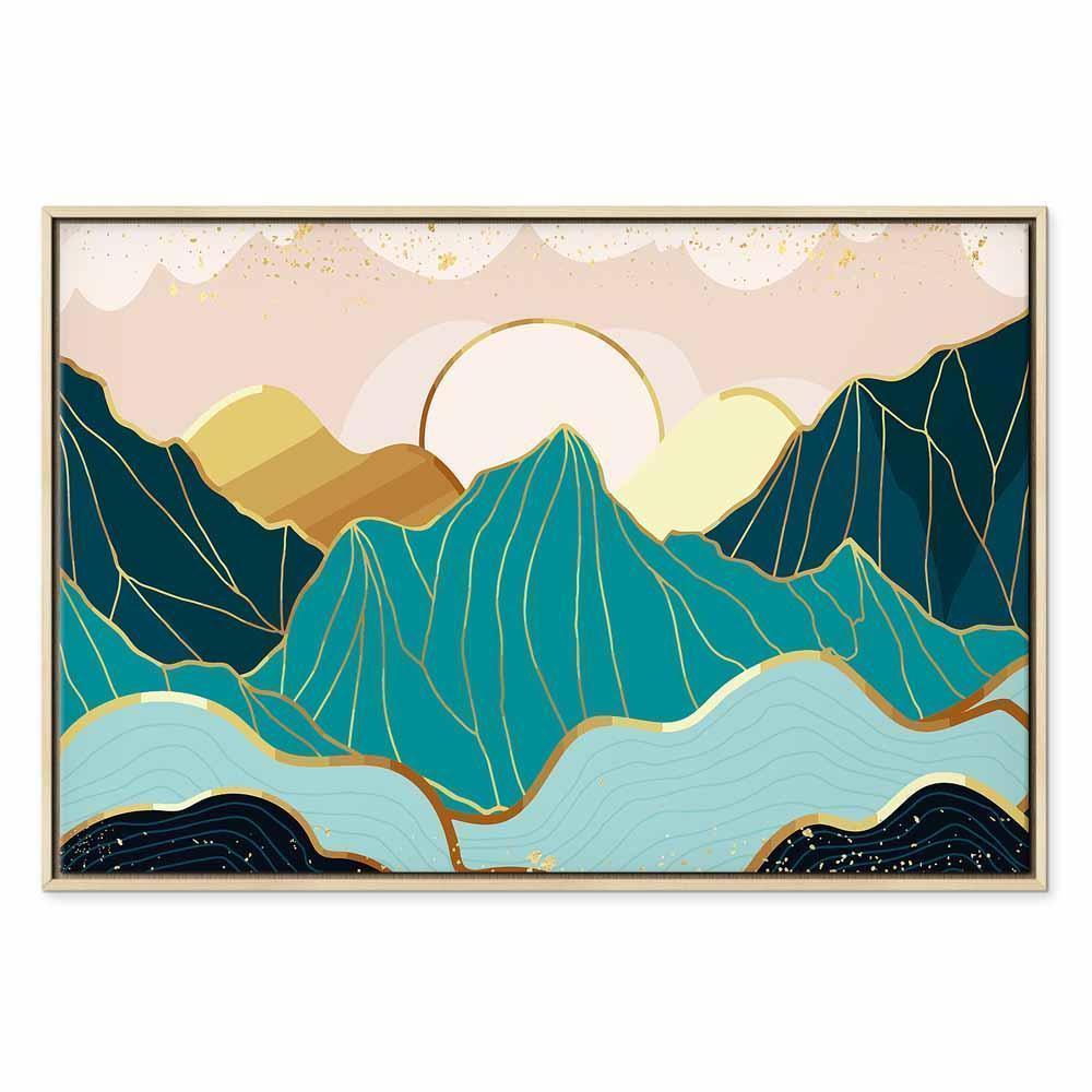 Leinwandbild - Green Pastures (1 Part) Wide