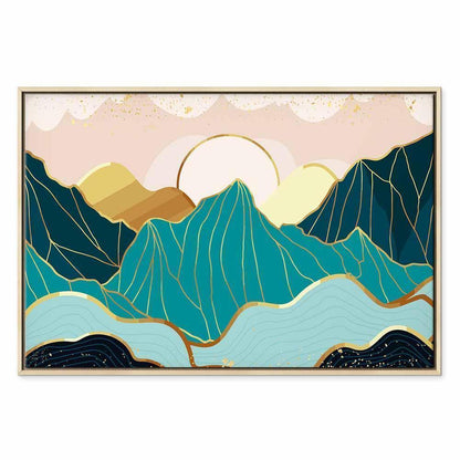 Leinwandbild - Green Pastures (1 Part) Wide