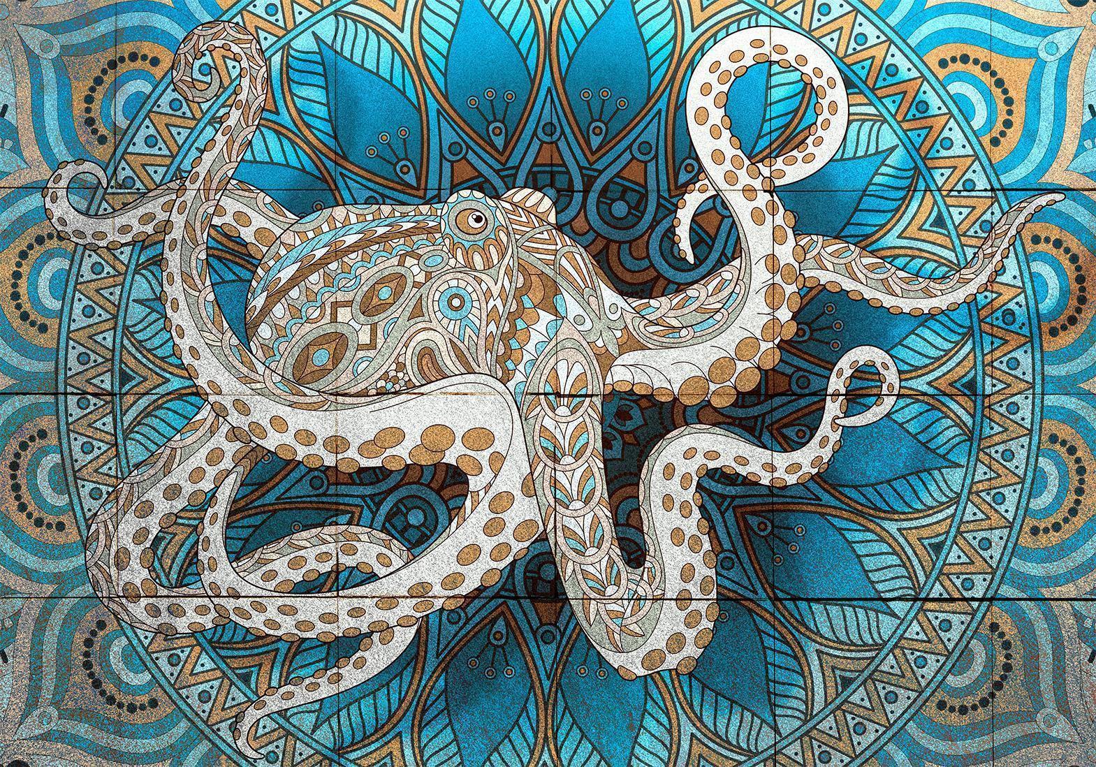 Fototapete - Zen Octopus Artgeist