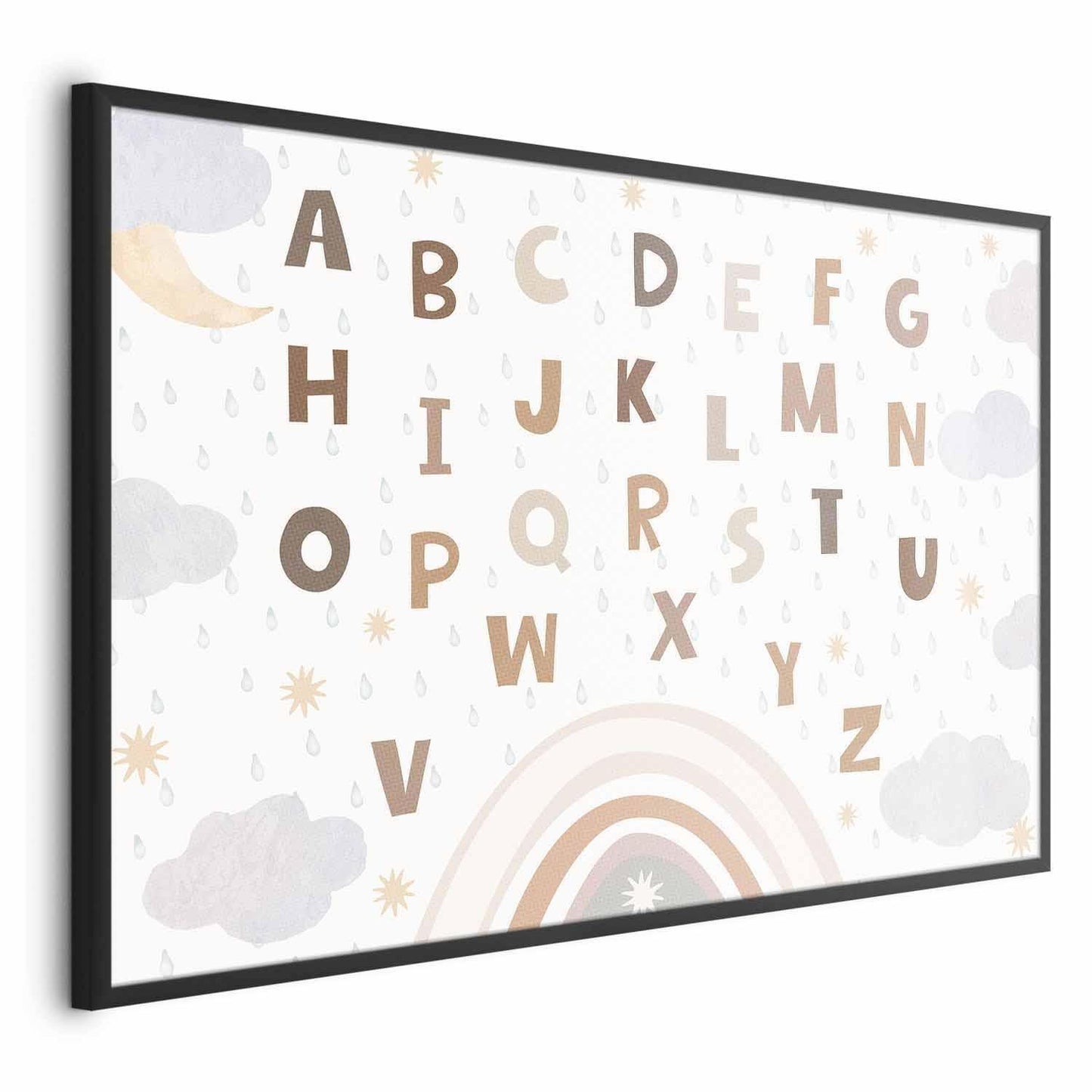 Poster - Letters in Muted Colors Artgeist