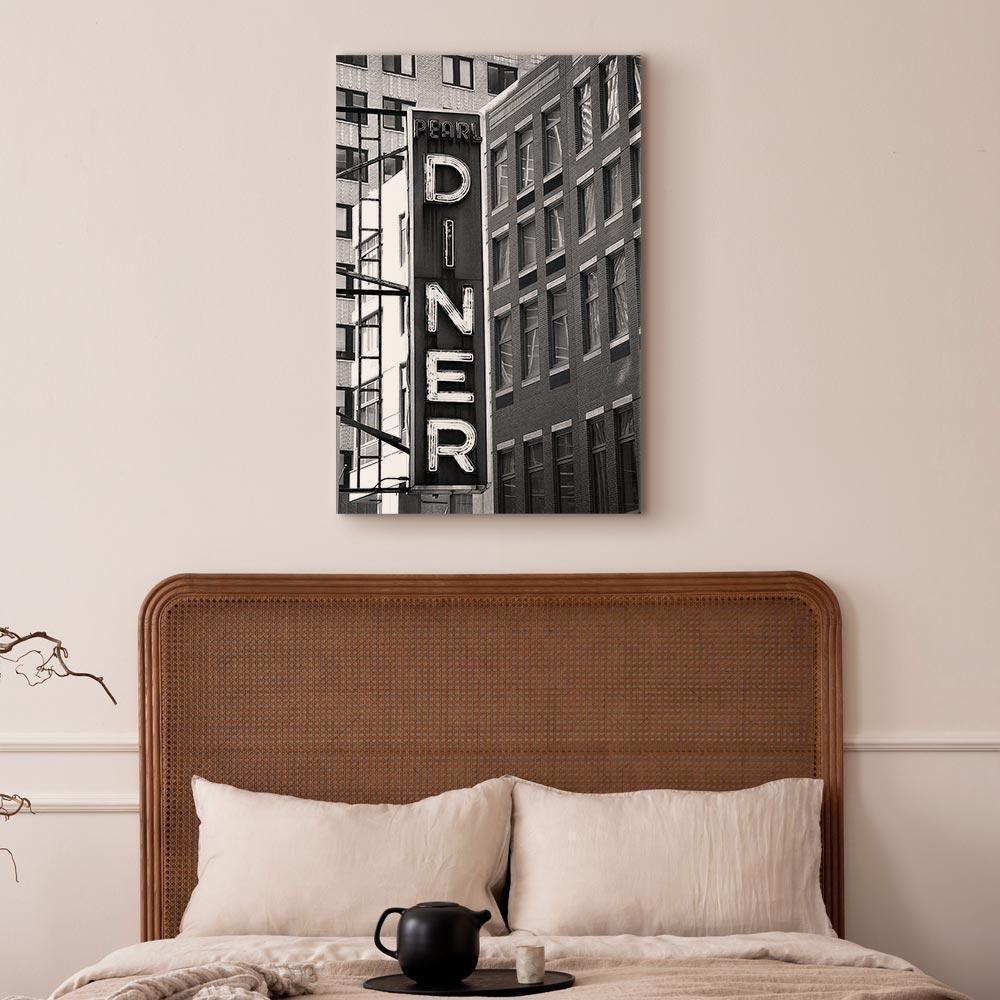 Leinwandbild - New York Neon Sign (1 Part) Vertical