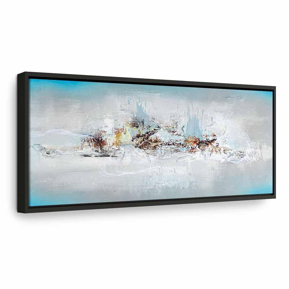 Leinwandbild - Winter Outside the Window (1 Part) Narrow