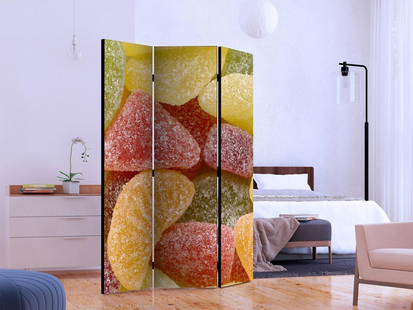 Paravent - Tasty fruit jellies Artgeist