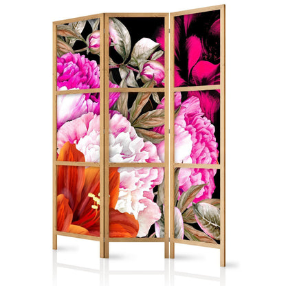 Japanischer Paravent - Floral Abundance I Artgeist